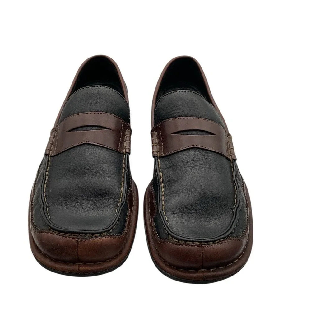 Timberland leather Loafer Black Casual Shoes for‎ Men size 7.5 M